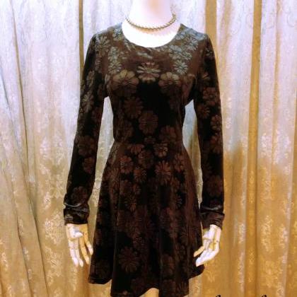 Black Velvet Bodycon Dress /prom Dress/ Evening..